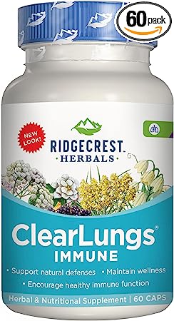 Ridgecrest ClearLungs Immune 60cp