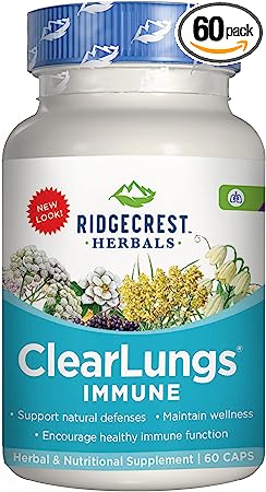 Ridgecrest ClearLungs Immune 60cp-[HealthWay]