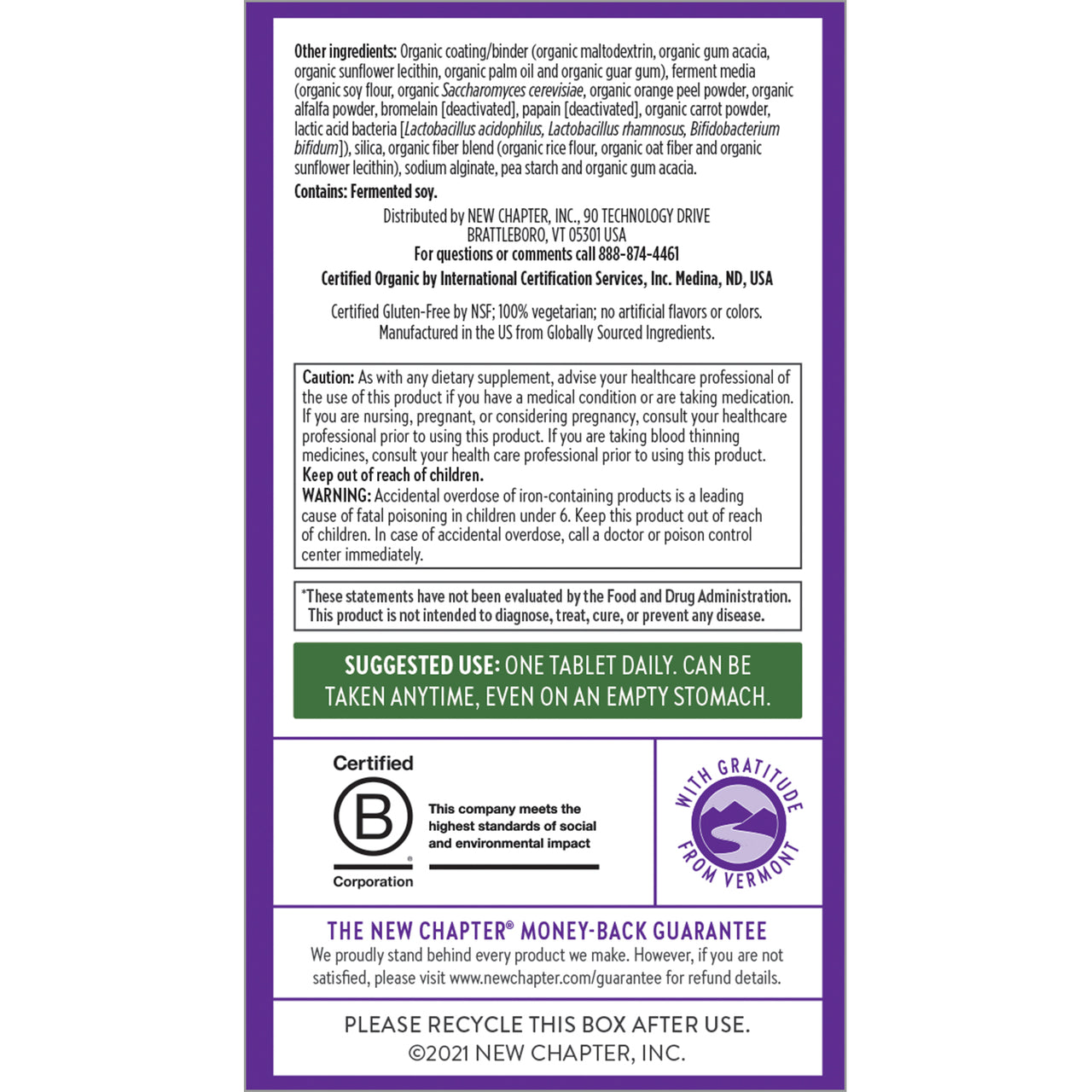 New Chapter EW One 72tb-[HealthWay]