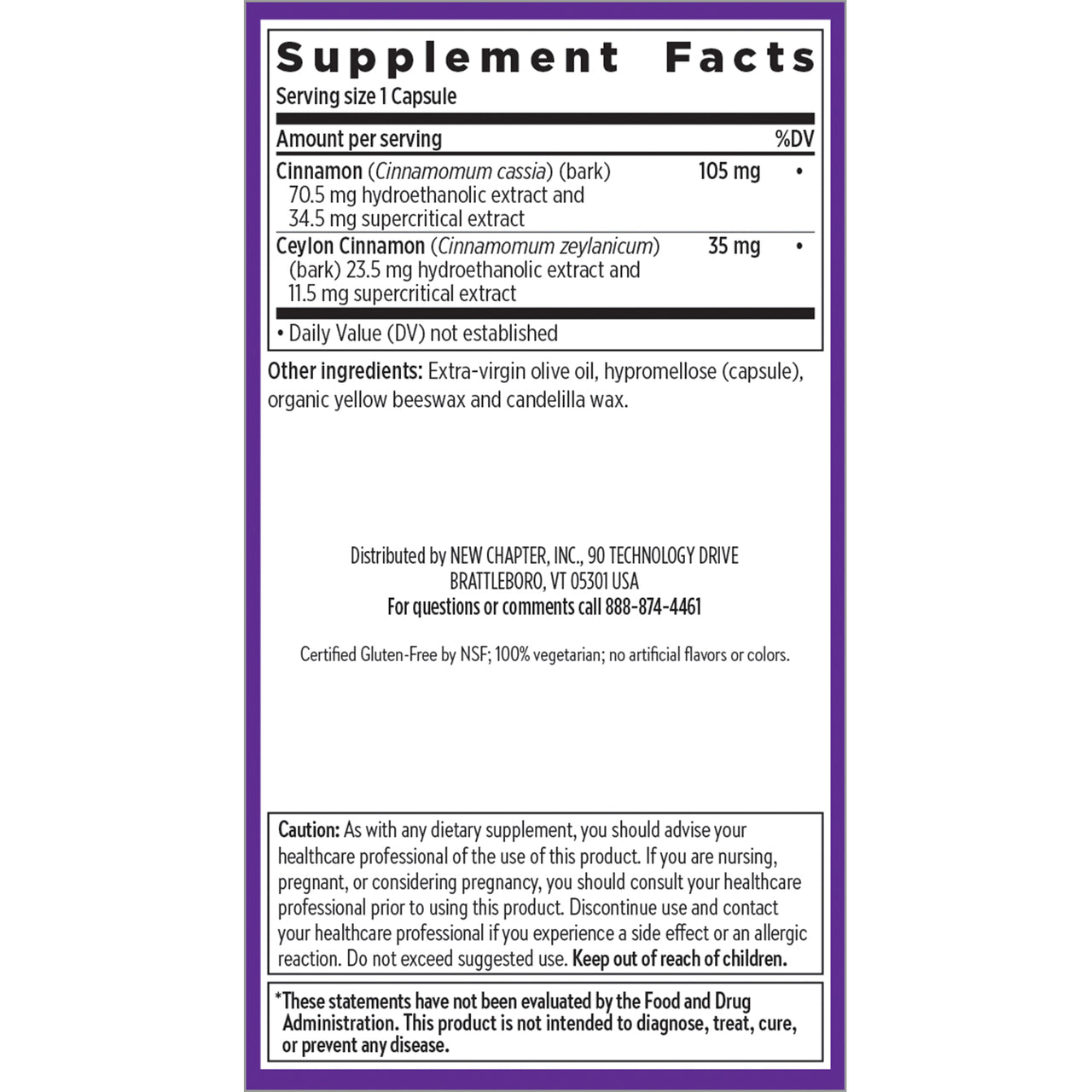 New Chapter Cinnamon Force 30Lvc-[HealthWay]
