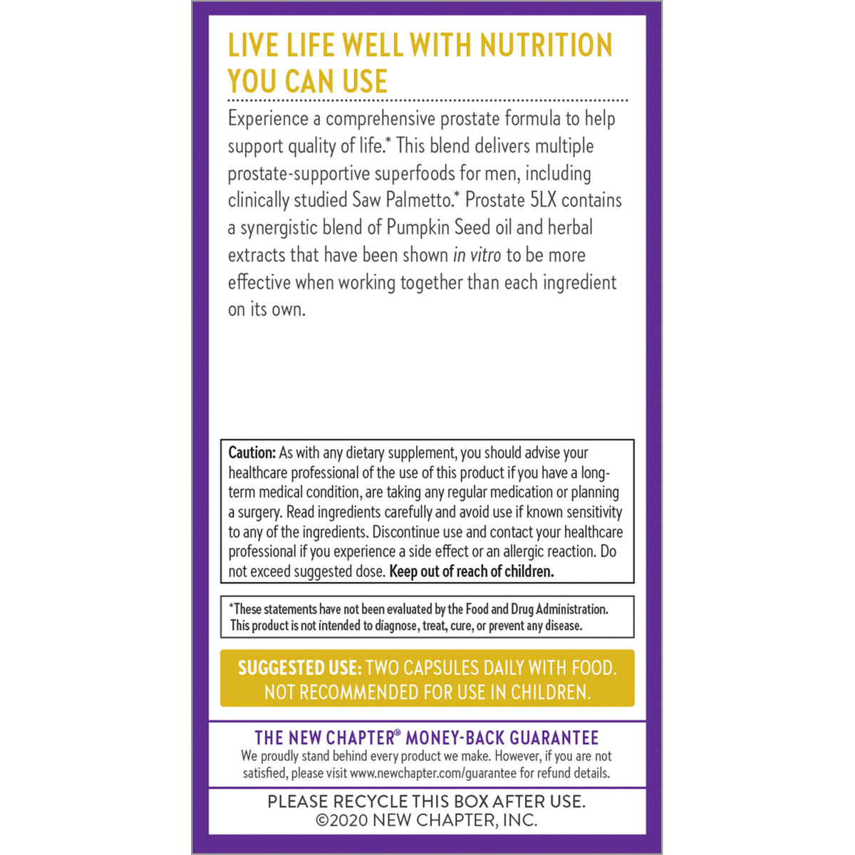 New Chapter Prostate 5LX 120lvc-[HealthWay]