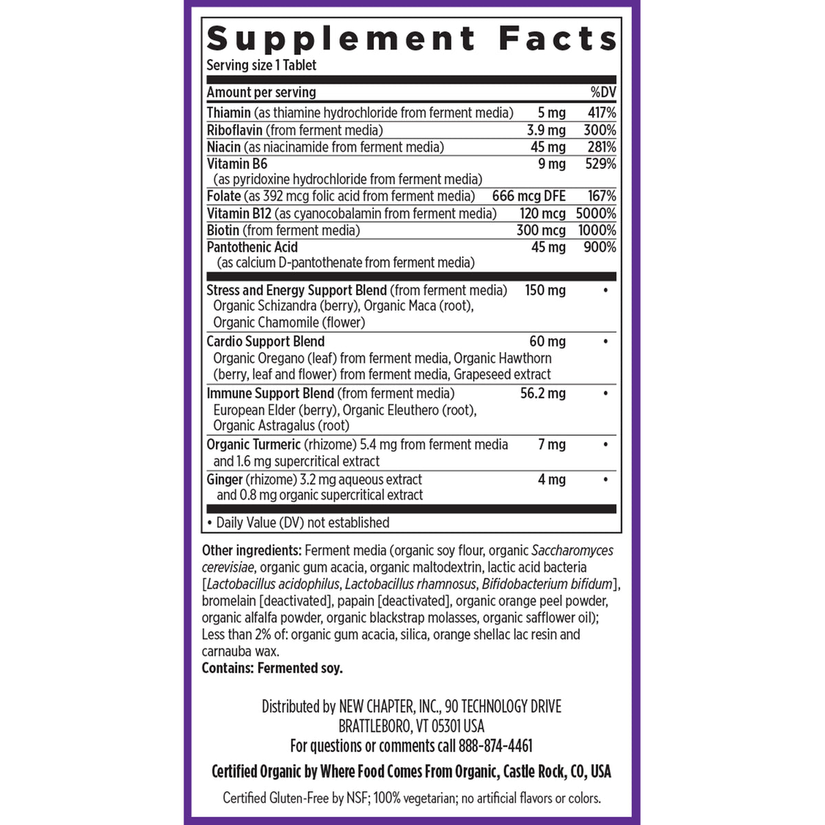 New Chapter Coenzyme B 60tb-[HealthWay]