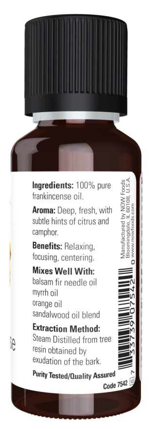 Now Ess Oil Frankincense Pure 1oz-[HealthWay]
