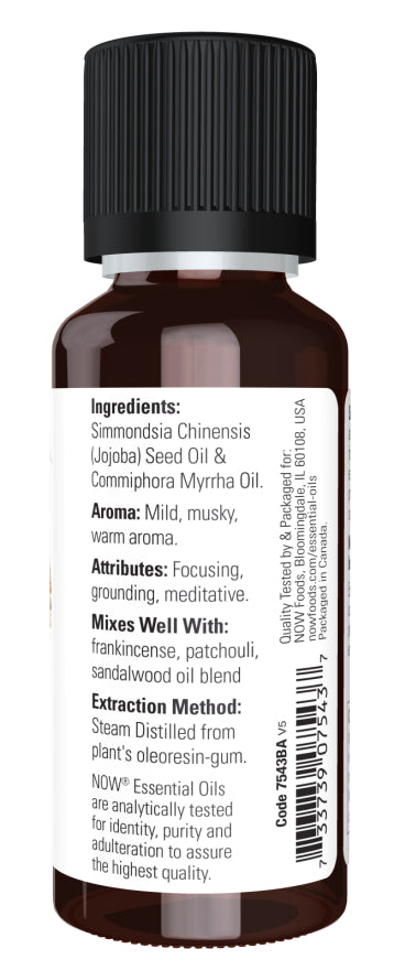 Now Ess Oil Myrrh 20% Blend 1oz-[HealthWay]