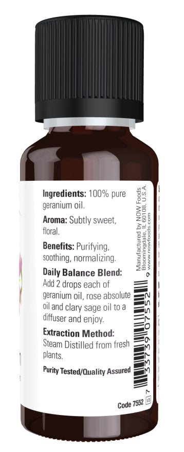 Now Ess Oil Geranium1oz-[HealthWay]