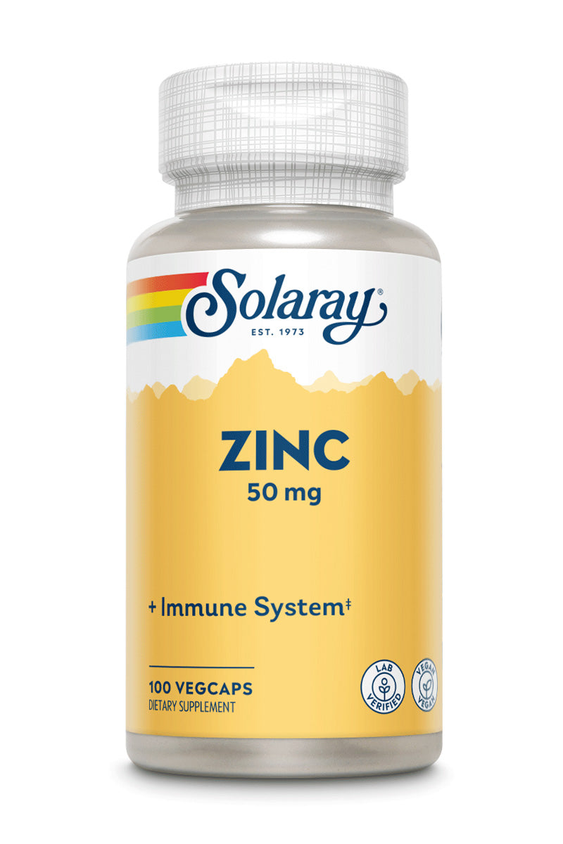 Solaray Zinc 50mg 100cp-[HealthWay]