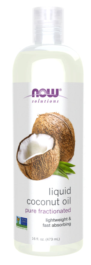 Now Coconut Oil Fractionated 16oz-[HealthWay]