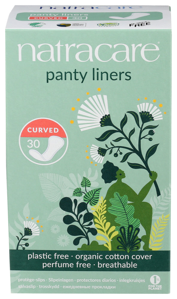 NatraCare Panty Liner Curved 30ct