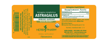 Herb Pharm Astragalus 1oz-[HealthWay]