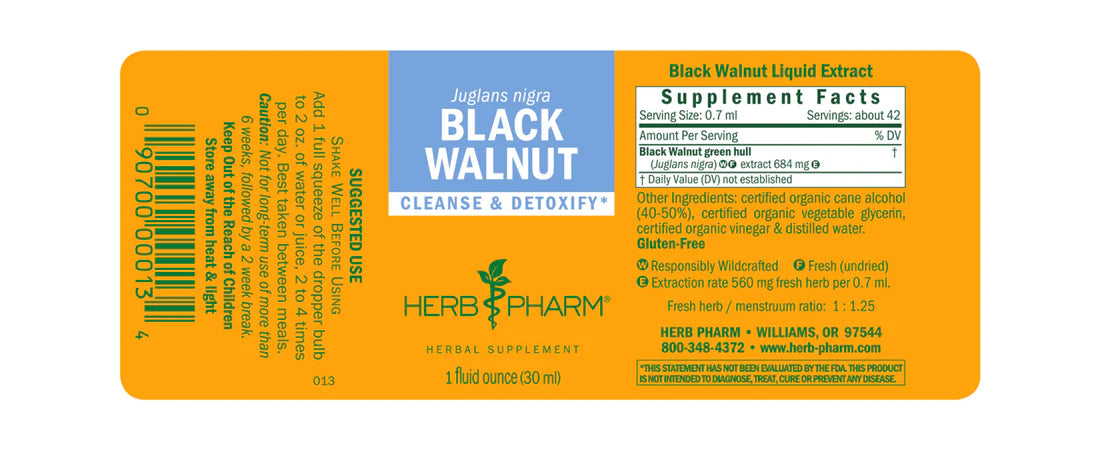 Herb Pharm Black Walnut 1oz-[HealthWay]