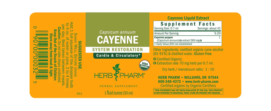 Herb Pharm Cayenne 1oz-[HealthWay]