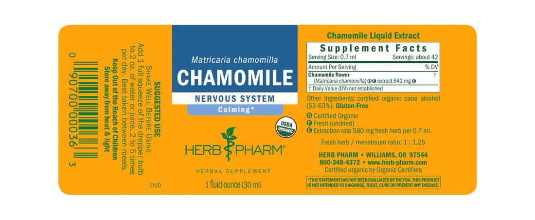 Herb Pharm Chamomile 1oz-[HealthWay]