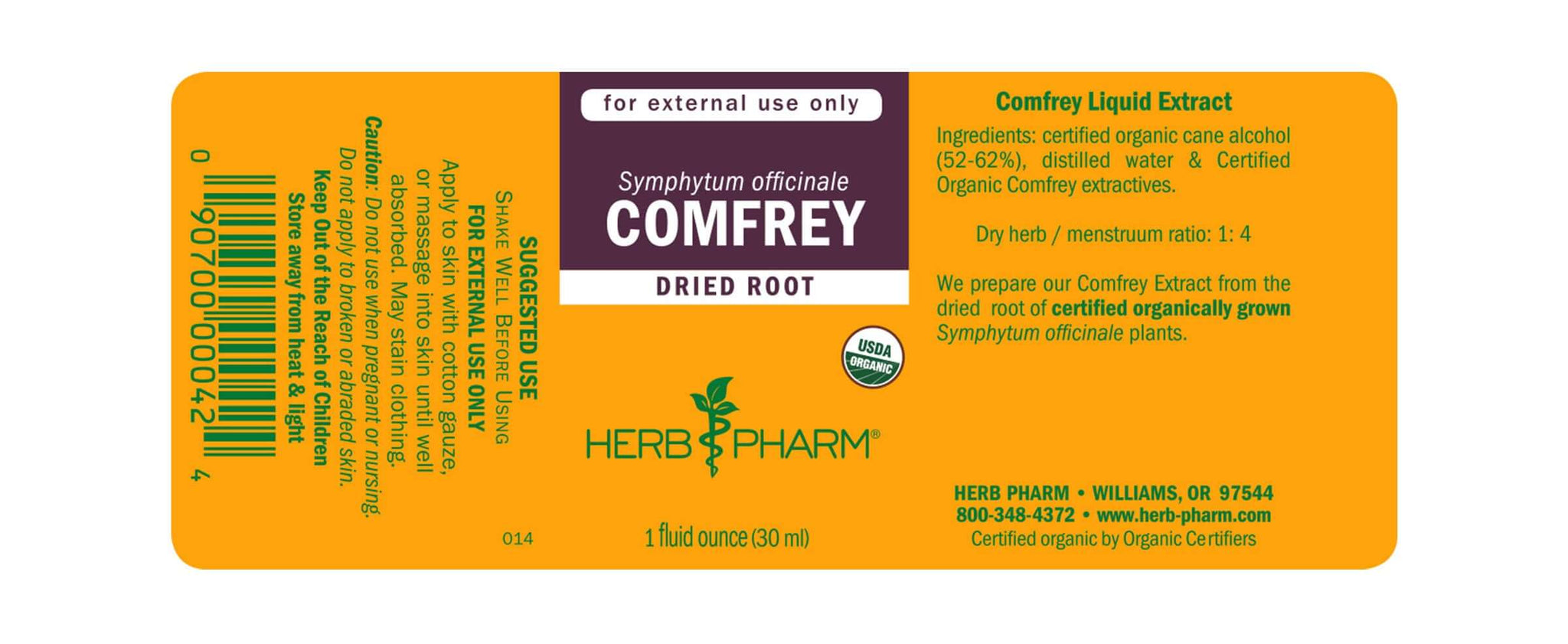 Herb Pharm Comfrey 1oz