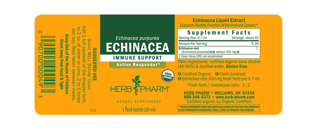 Herb Pharm Echinacea Root 1oz-[HealthWay]