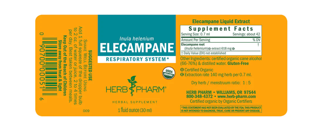 Herb Pharm Elecampane 1oz-[HealthWay]