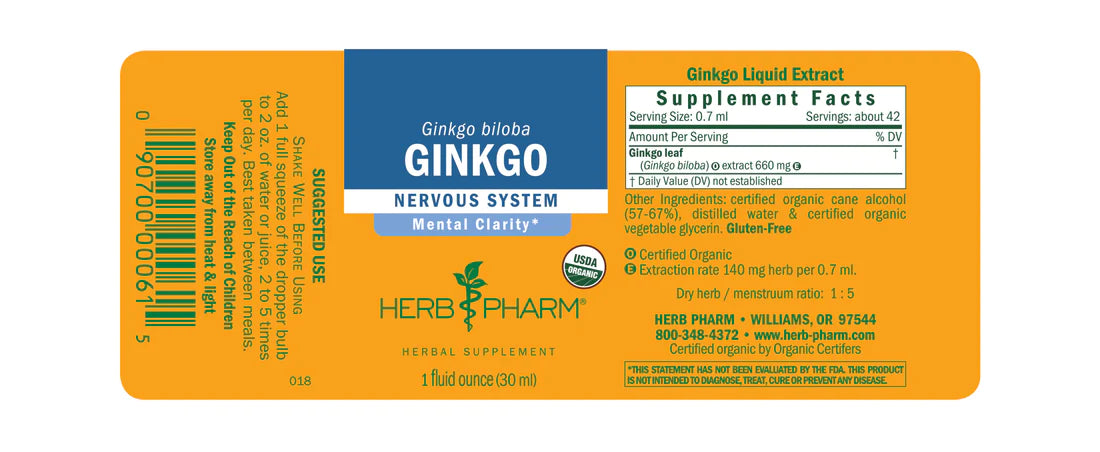 Herb Pharm Ginkgo Ext 1oz-[HealthWay]
