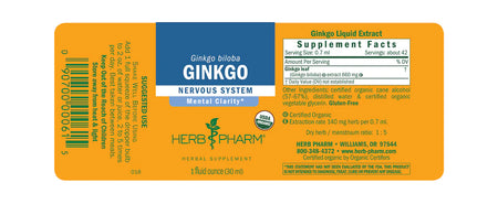 Herb Pharm Ginkgo Ext 1oz-[HealthWay]