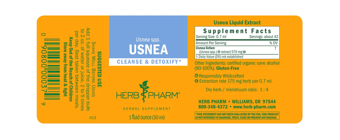 Herb Pharm Usnea 1oz-[HealthWay]