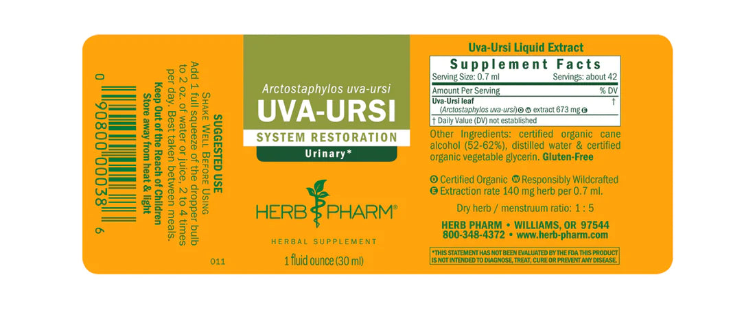 Herb Pharm Uva-Ursi 1oz-[HealthWay]