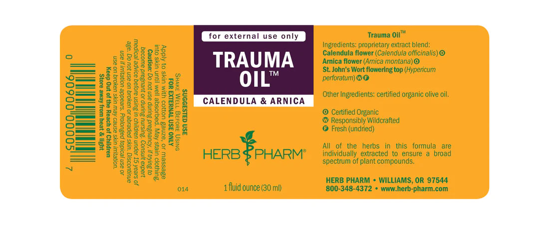 Herb Pharm Trauma Oil 1oz-[HealthWay]