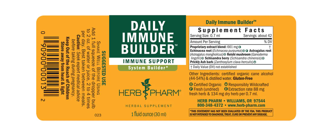 Herb Pharm Daily Immune Builder 1oz-[HealthWay]