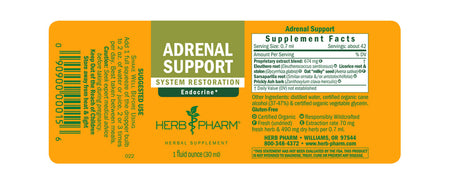 Herb Pharm Adrenal Support 1oz-[HealthWay]