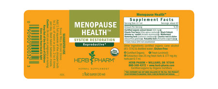 Herb Pharm Menopause Health 1oz-[HealthWay]