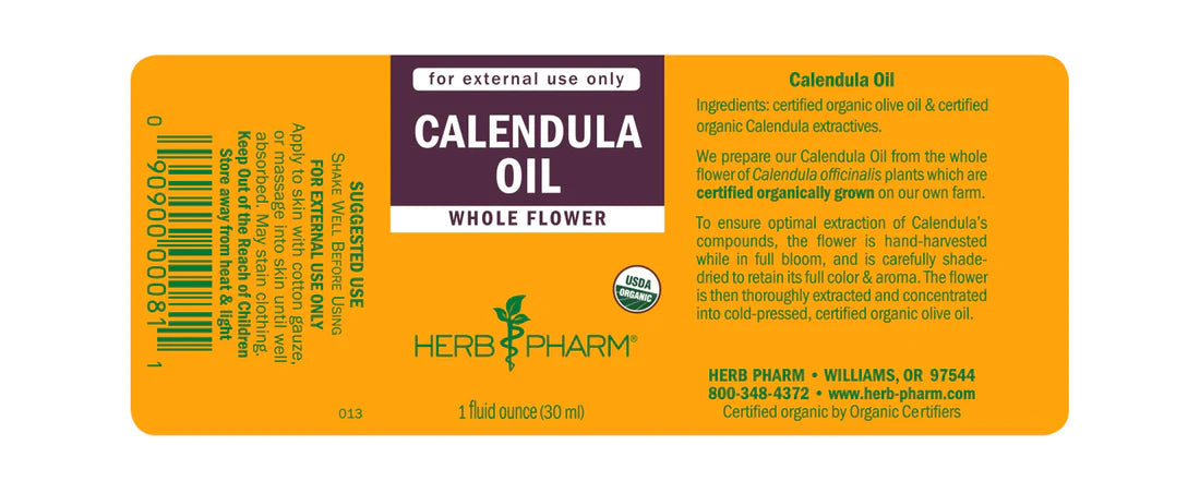Herb Pharm Calendula Oil 1oz