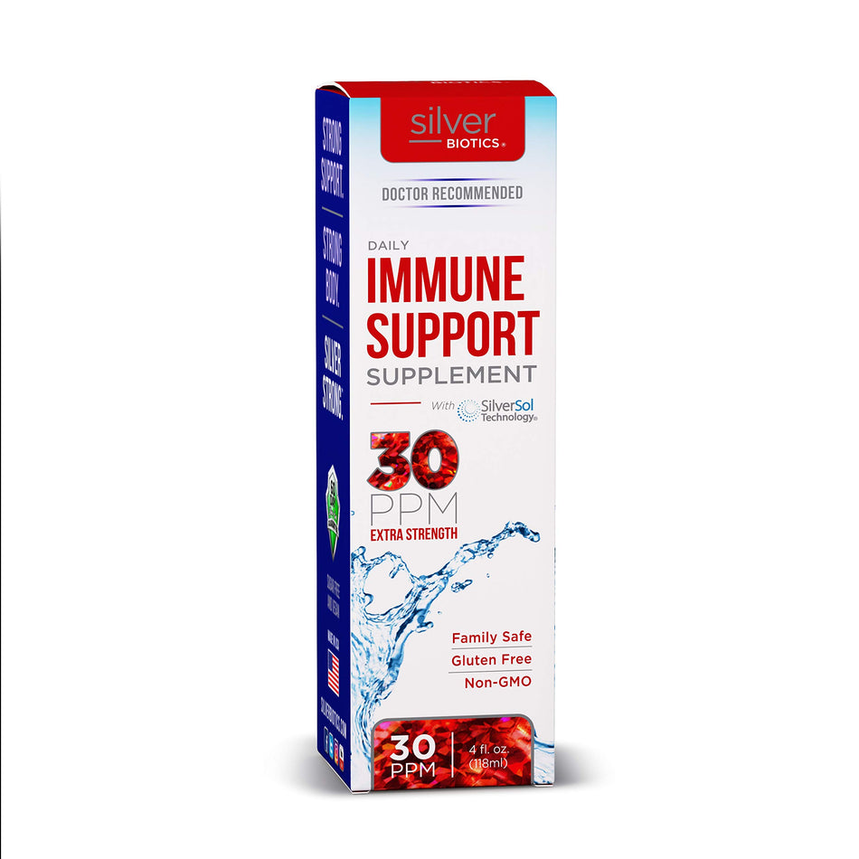 Front Label ABLabs SilverBiotics 30ppm 4oz | Healthway