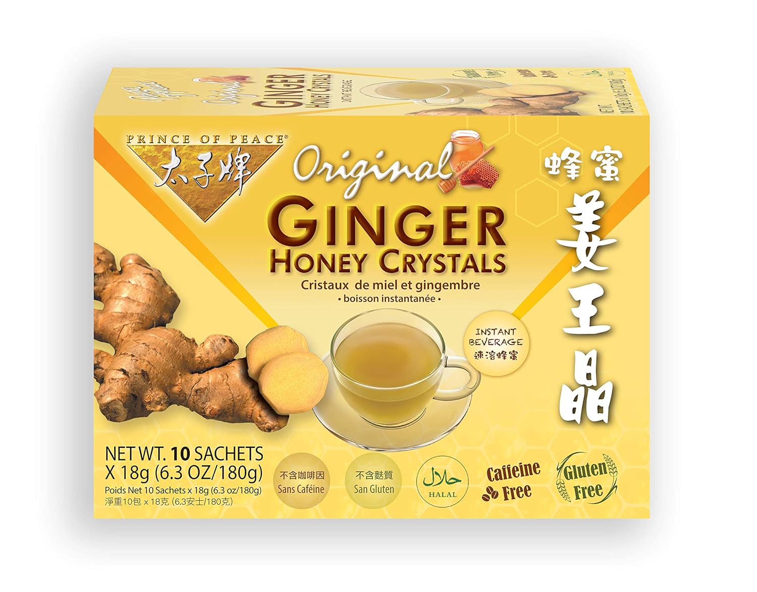 Prince of Peace Ginger Honey Crystals 10pk