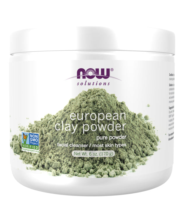 Now European Green Clay 6oz-[HealthWay]