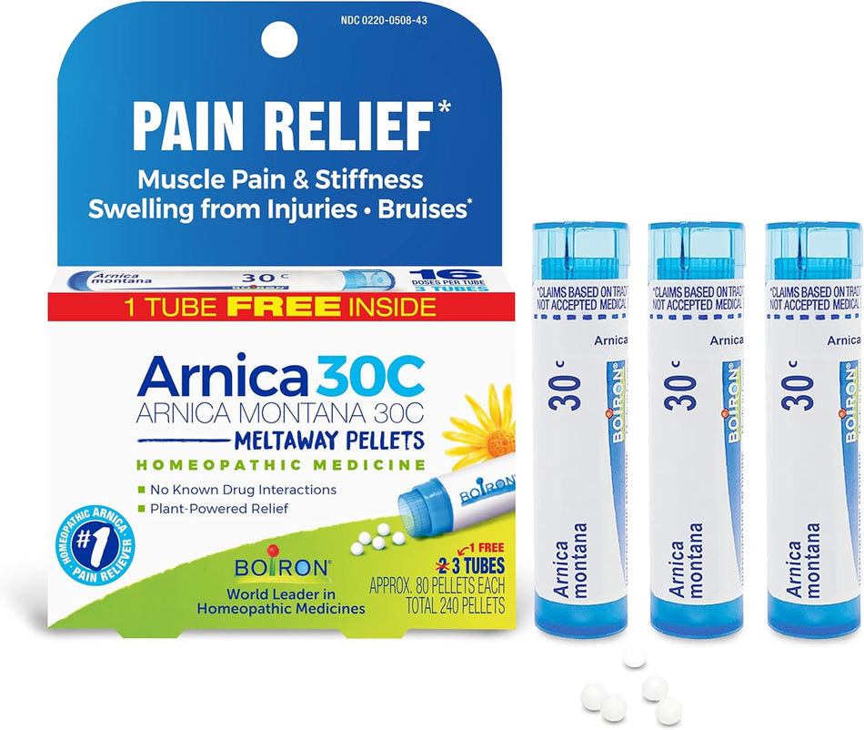Front Label Boiron Arnica 30C 3pk | Healthway