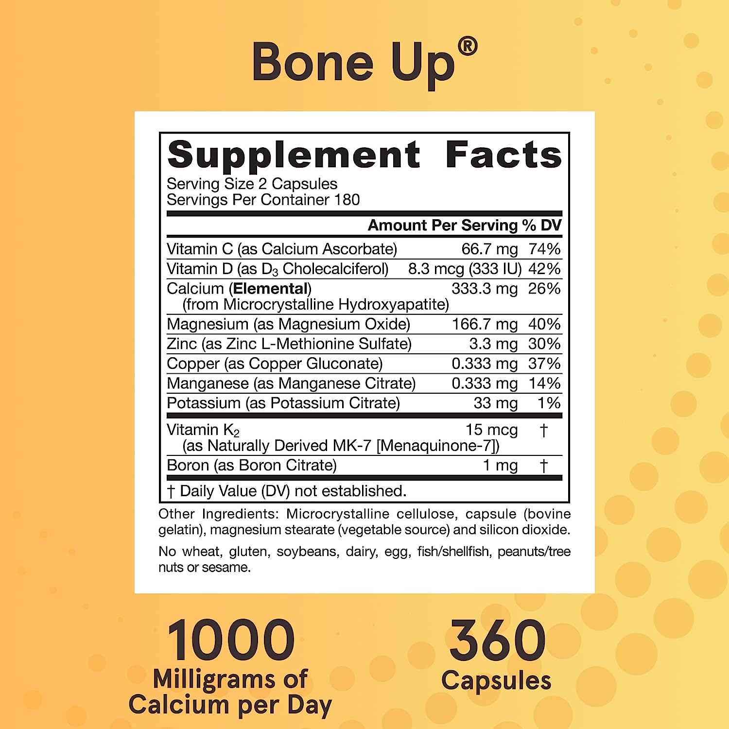Jarrow Bone Up 360cp-[HealthWay]