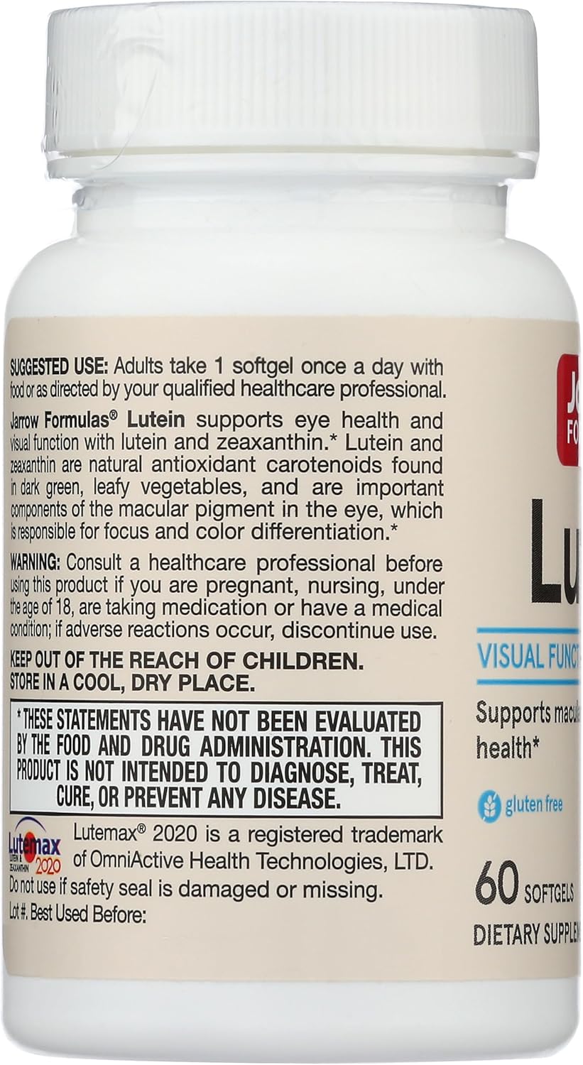 Jarrow Lutein 20mg 60sg