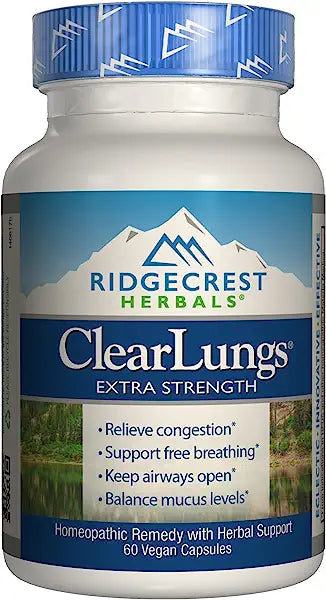 Ridgecrest ClearLungs Extra 60cp