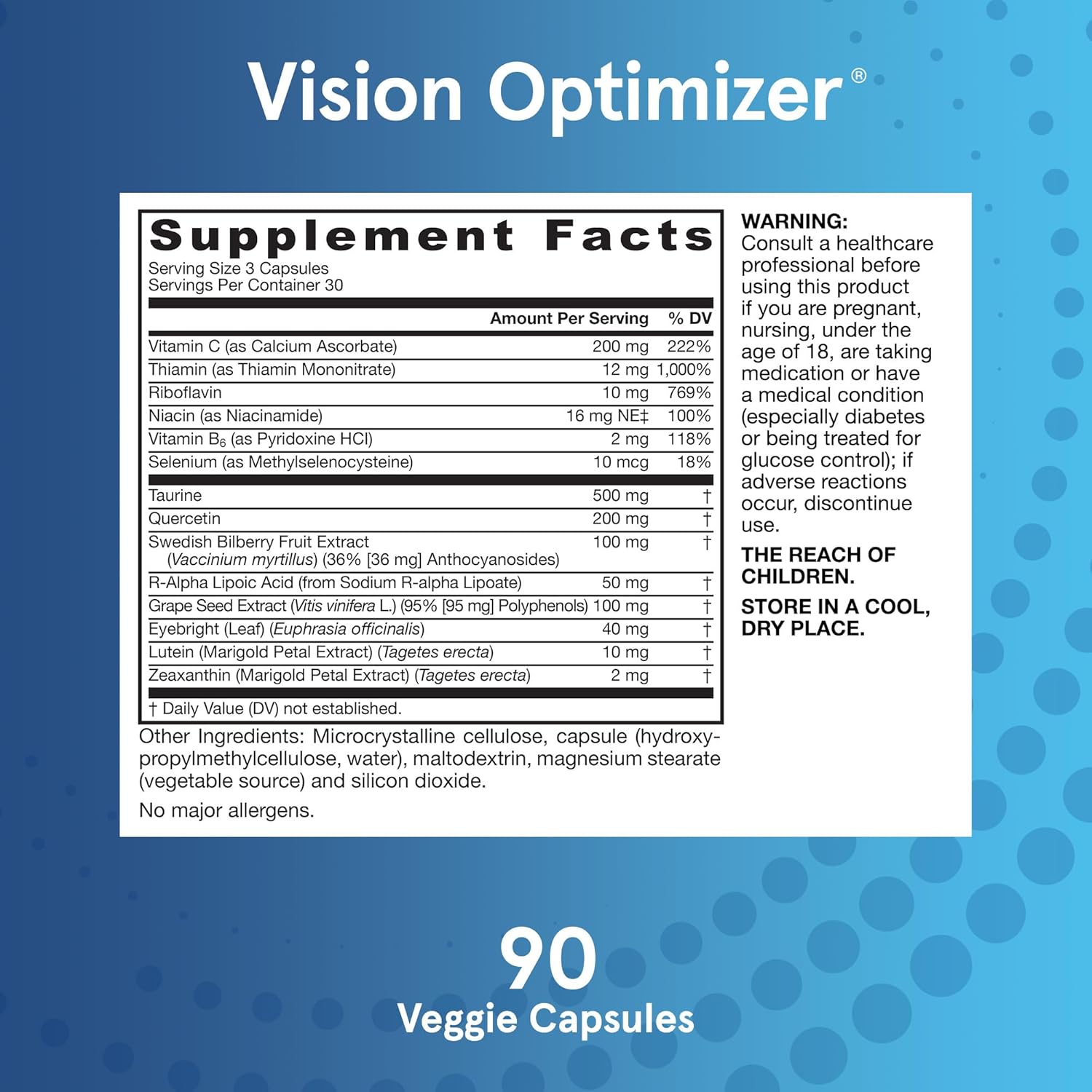 Jarrow Vision Optimizer 90cp