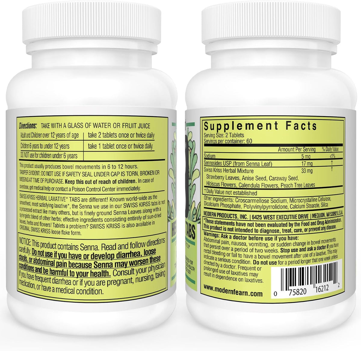 Swiss Kriss side label at HealthWay