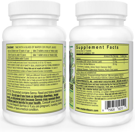 Swiss Kriss side label at HealthWay