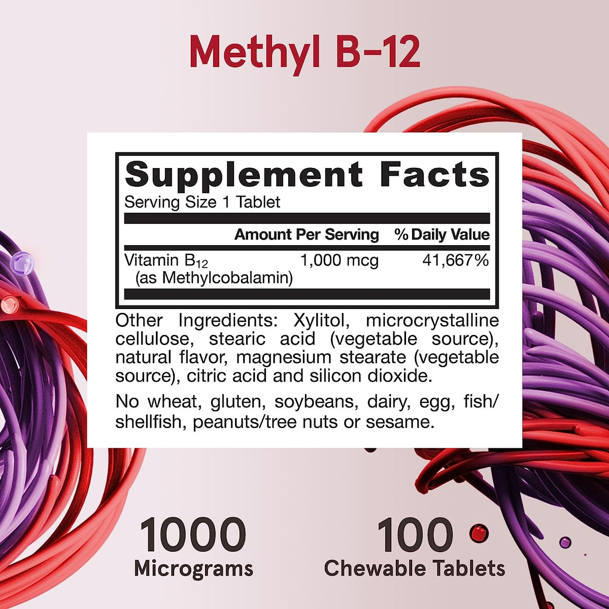 Jarrow Methyl B-12 1000mcg 100lz-[HealthWay]