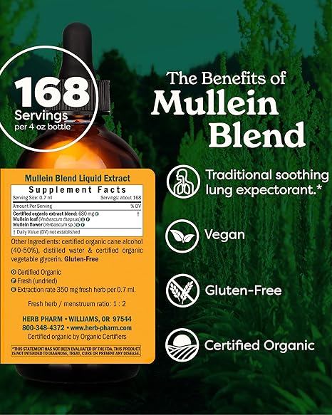Herb Pharm Mullein 4oz