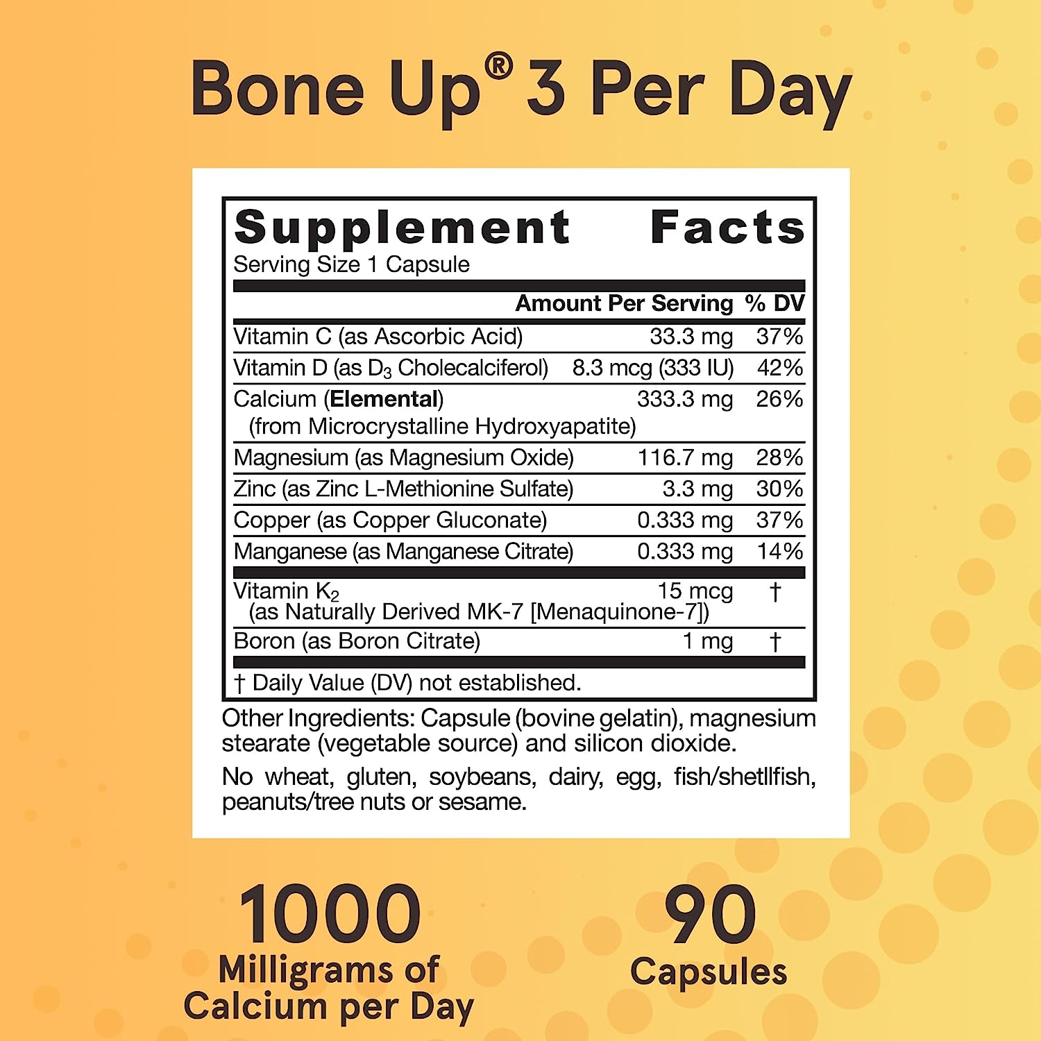 Jarrow Bone Up 3 Per Day 90cp-[HealthWay]