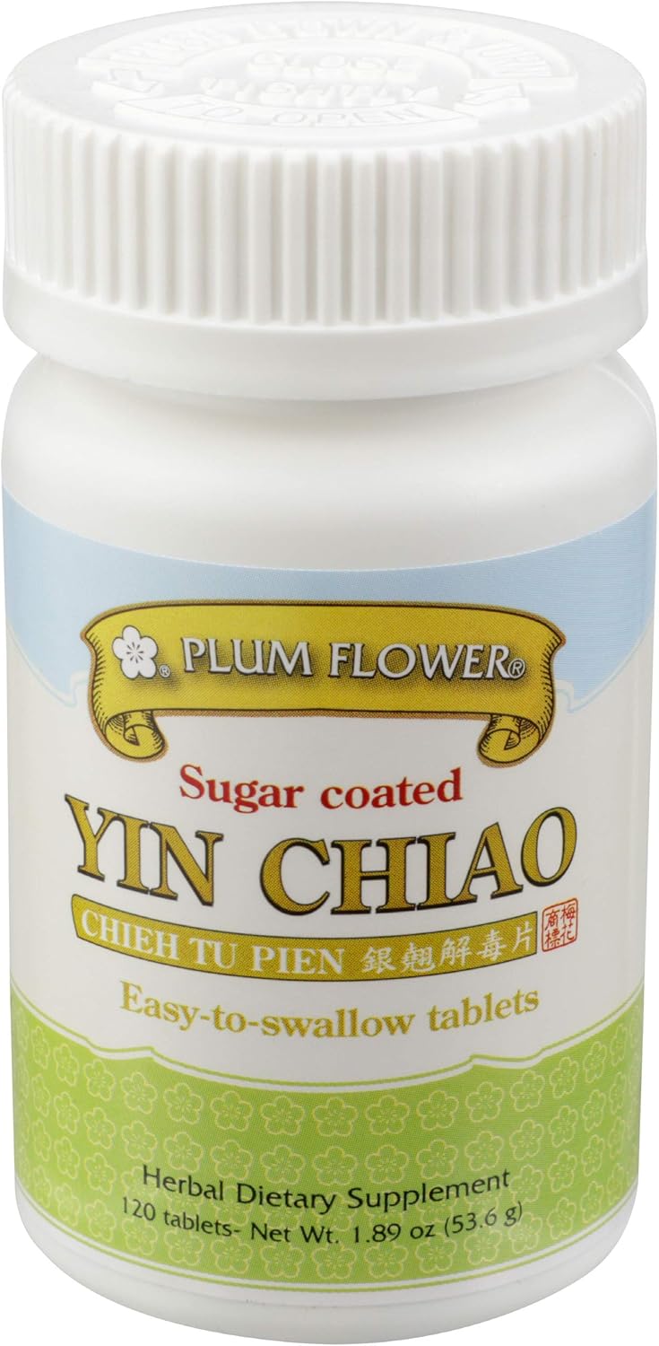 Plum Flower Yin Chiao Tablets Sugar Coated 120tb