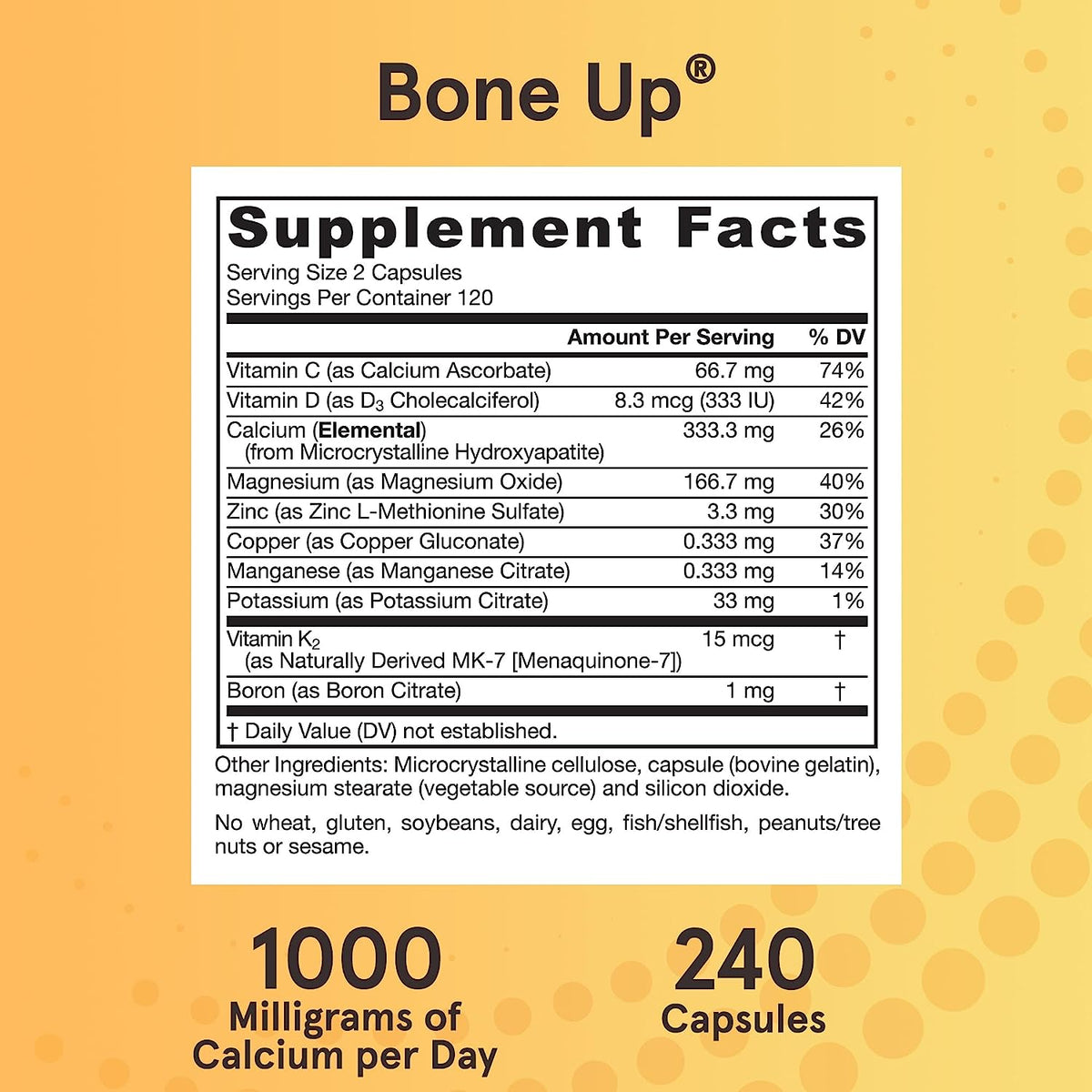 Jarrow Bone Up 240cp-[HealthWay]