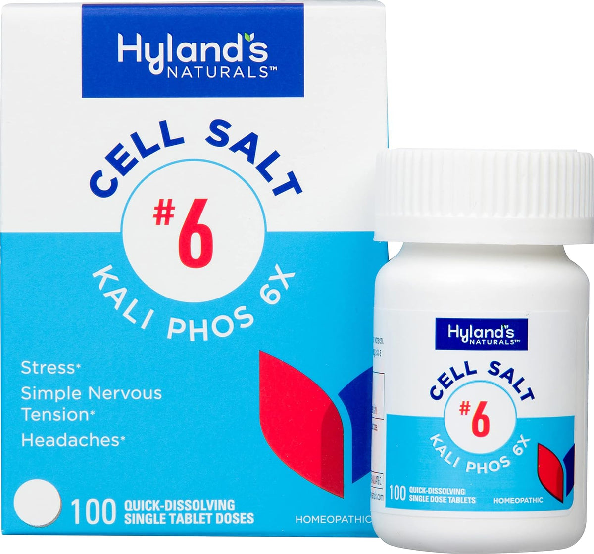 Front Label Hylands Kali Phos 6X #6 100tb | Healthway
