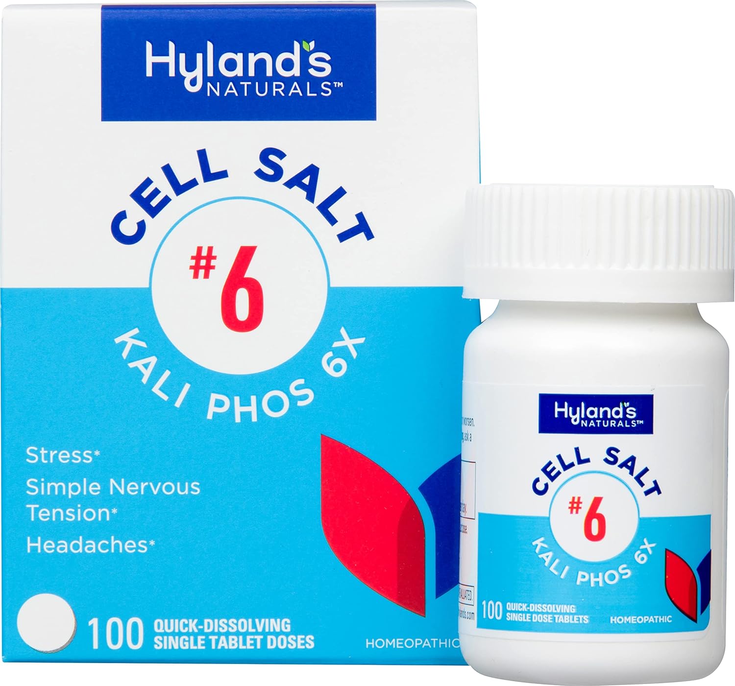 Front Label Hylands Kali Phos 6X #6 100tb | Healthway