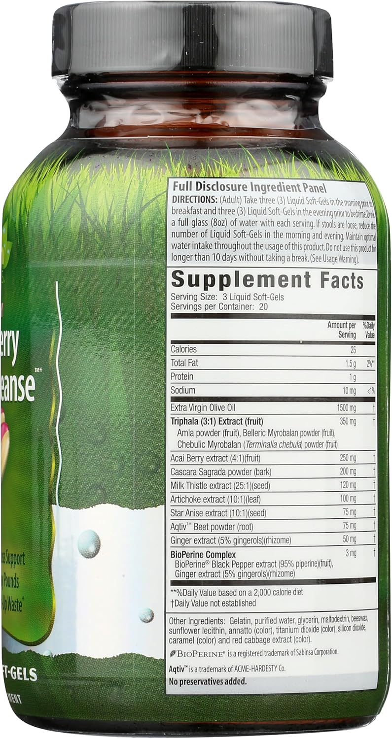 Irwin Acai Berry Super Cleanse 60sg