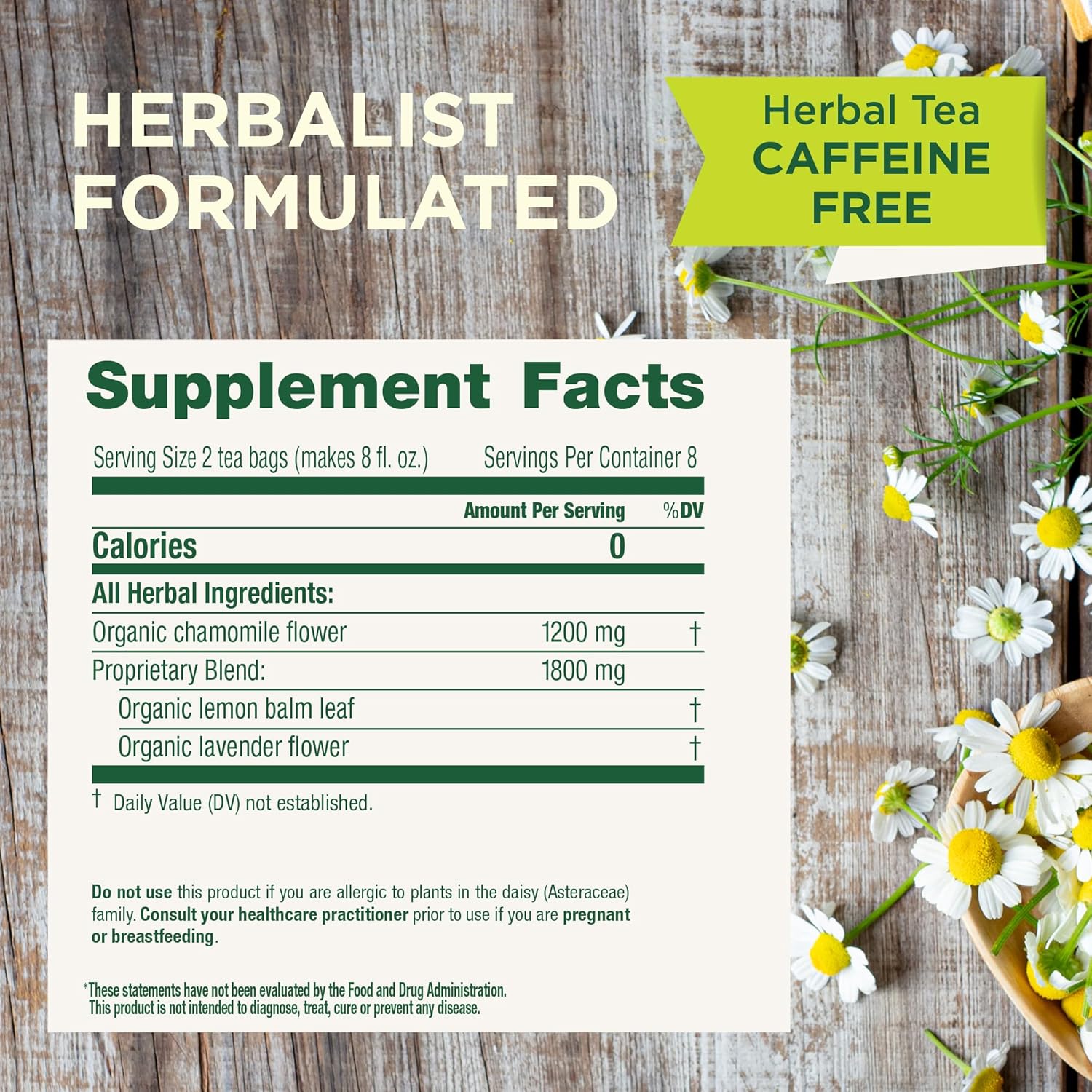 Traditional Medicinals Chamomile & Lavender Organic 16bg