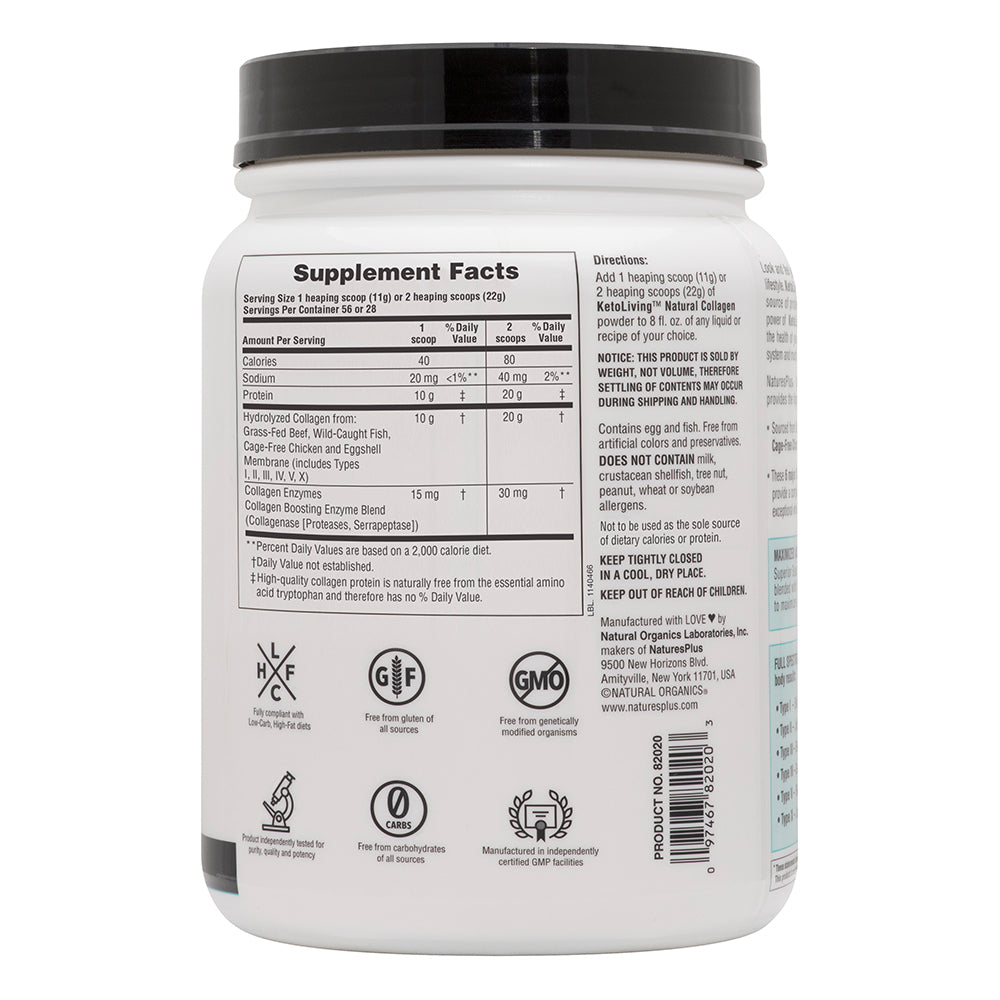 Natures Plus Keto Collagen 1.36lb-[HealthWay]