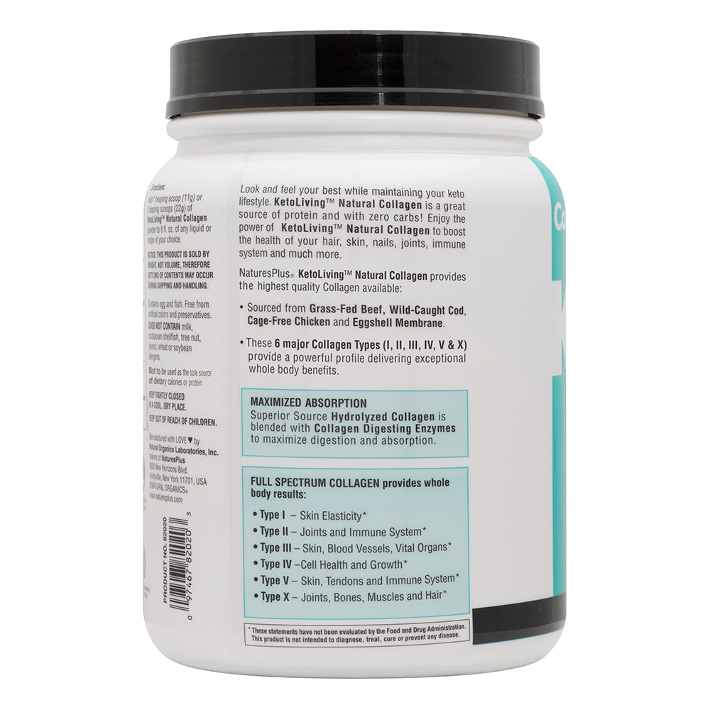 Natures Plus Keto Collagen 1.36lb-[HealthWay]