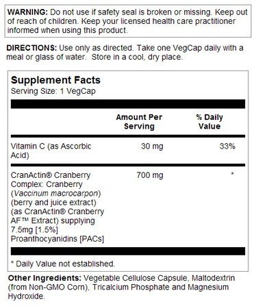 Solaray Cranactin Cranberry pill